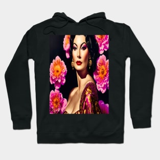 Ava Gardner Florals Hoodie